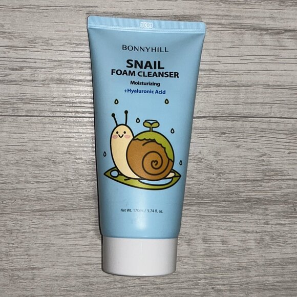 Bonnyhill Snail Foam Cleanser Moisturizing + Hyaluronic Acid 170ml New Korean - Picture 1 of 4